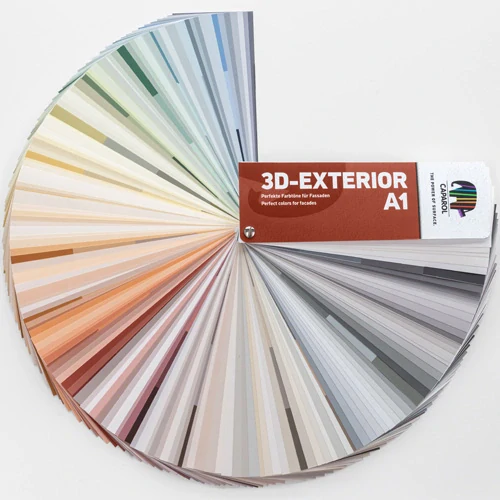 Vzorník 3D-EXTERIOR vějíř